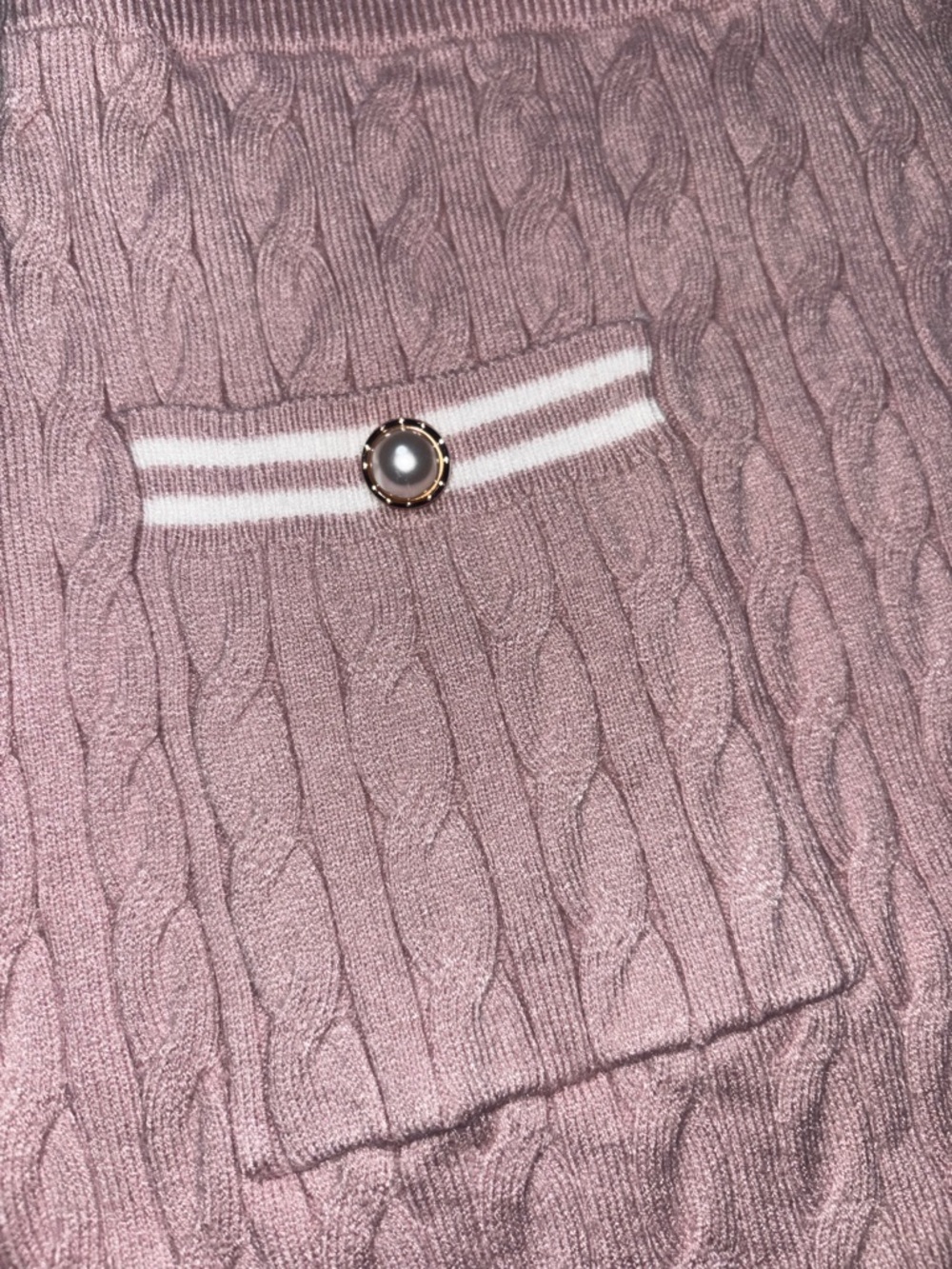 Sincerely Jules Small Pink Cable Knit Mini Skirt Coquette Preppy Soft Girl Chic - Picture 6 of 9